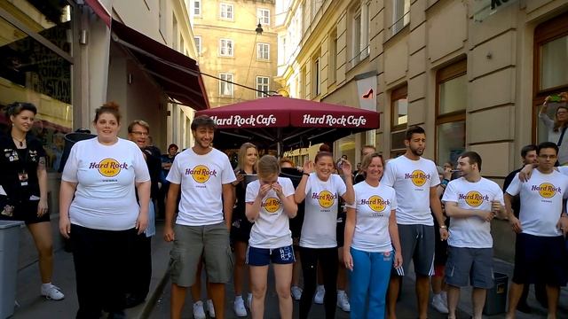 Hard Rock Cafe Vienna Ice Bucket Challenge