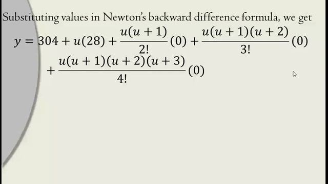 Lect 2: Problems on Newton's Forward and Backward Interpolation formulae