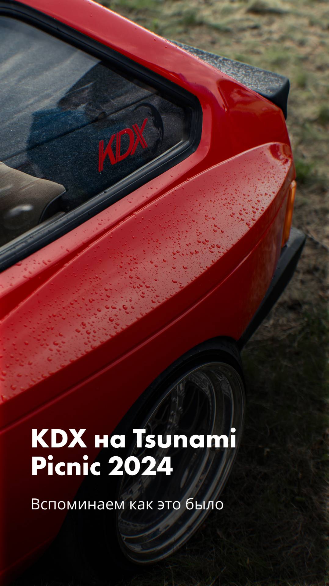 KDX на Tsunami Picnic 2024