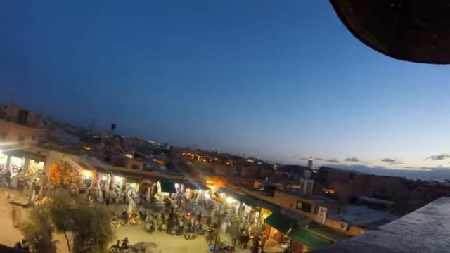 Marrakech - Sunset time lapse @Cafe Des Epices
