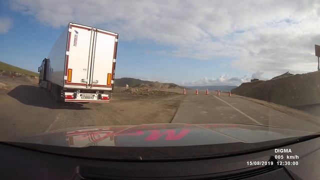 69. I hope there is no glass in the truck.. Mongolia. on Bayanchandman. 2019 08 15