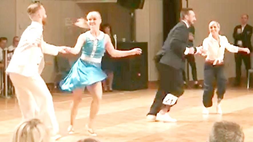 Boogie Woogie European Championship 2019 Semifinal - Sondre & Tanya. Танцы