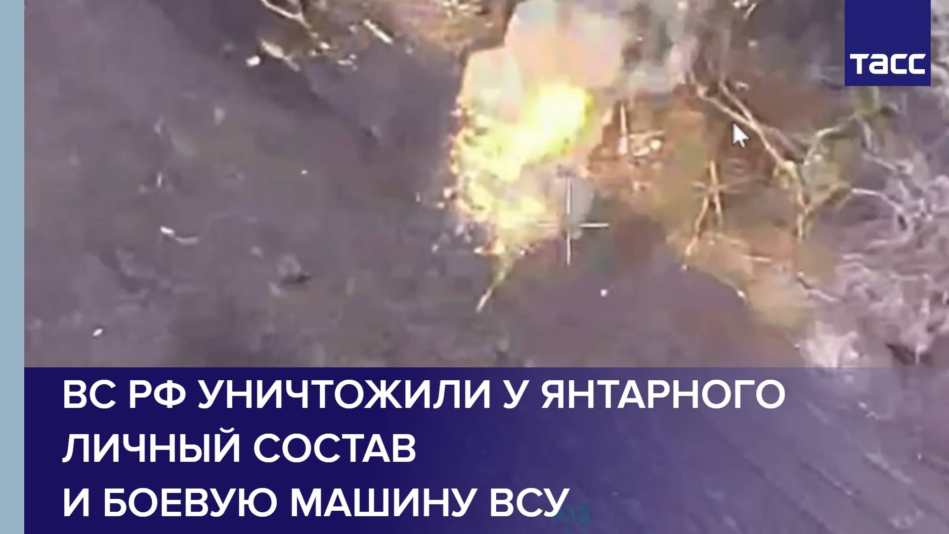 ВС РФ уничтожили у Янтарного личный состав и боевую машину ВСУ