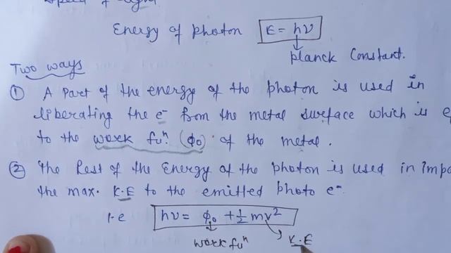 Einstein Photoelectric Equation - CLASS 12 Physics | Dual Nature Of Radiation & Matter