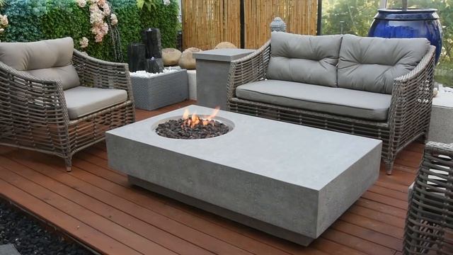 Elementi Fire 32" Metropolis Fire Table