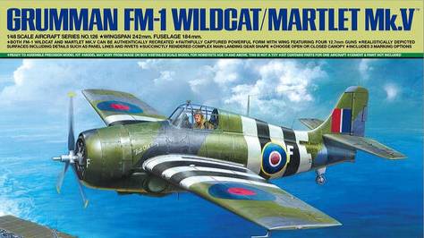 Распаковка Tamiya 1 48 61126 Grumman FM-1 WildcatMartlet Mk. V