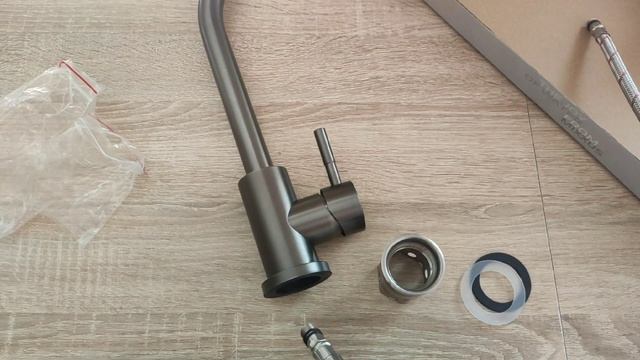 Смеситель для кухни MIXXUS SUS-304 Монтаж, установка смесителя