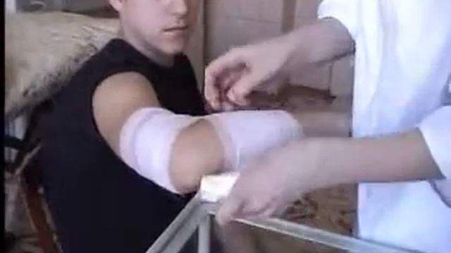 Повязка на локтевой сустав