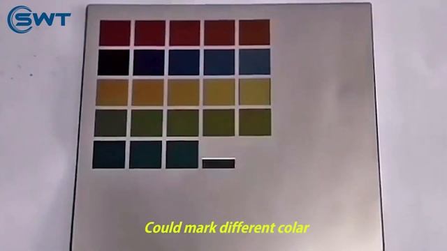 JPT M7 MOPA  bench-top laser color marking in stainless steel