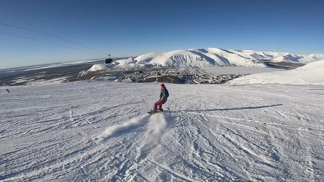 Ира Кировоск спуск по трассе