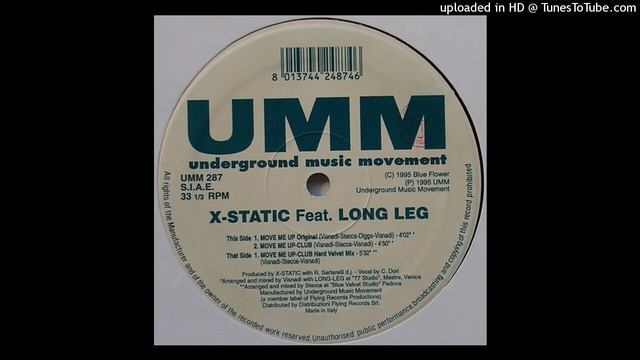 X-Static Feat. Long Leg | Move Me Up (Club Mix)