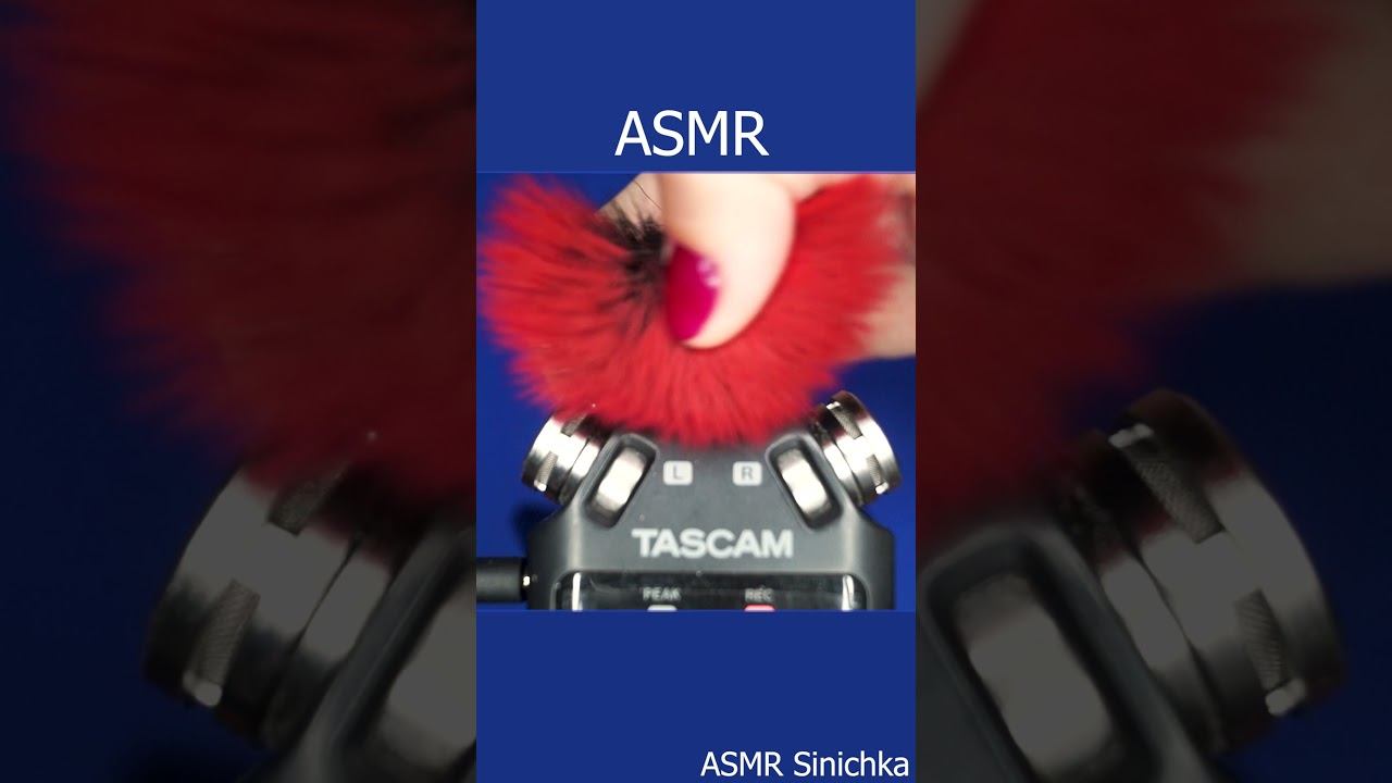 АСМР Массаж Ушей Кисточками ️ ASMR Ear Massage Brush  #shorts
