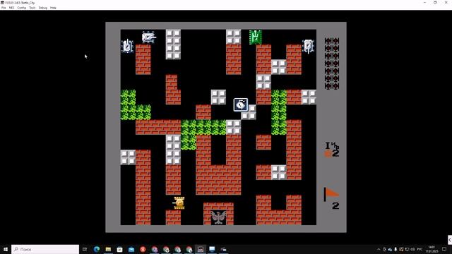 Прохождение игры танчики( Battle City) второй город с коментариями