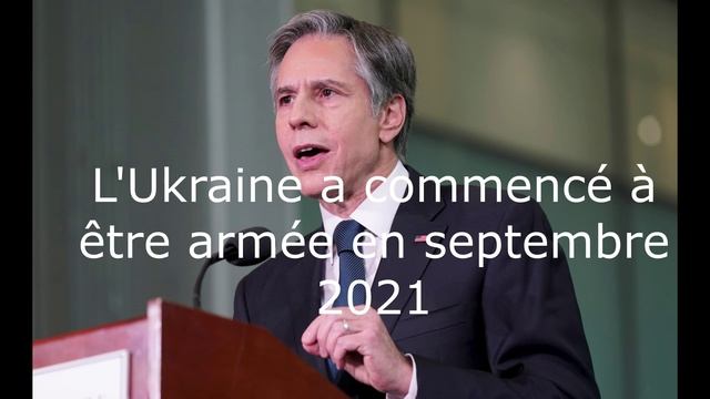 L'Ukraine a commencé à être armée en septembre 2021