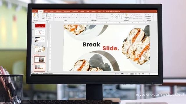 🔴Food Google Slides Template Free Download