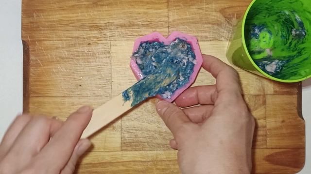 сердечко мыло из обмылков 🧼🧼🧼