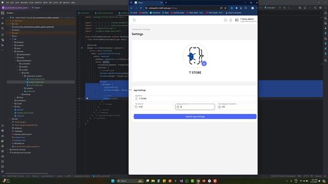 38 - How to Design Profile & Settings Screens _ Responsive E-commerce Admin Panel UI Tutorial