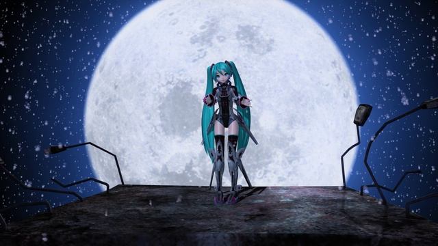 Miku Hatsune -  Мoon 4K