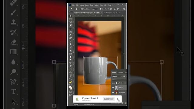 How to Create Realistic Mug Mockup in 30 seconds