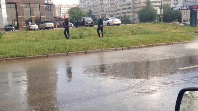Ливень в Ижевске 12.07.2016
