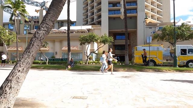 Прогулка по Гавайям 🌴 Прекрасная утренняя прогулка по пляжу Вайкики