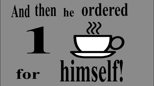 One Black Coffee Typography (John Mulaney)