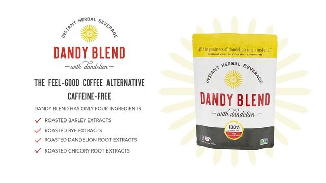 Tiki Barber tackles his day with Dandy Blend instead of coffee.