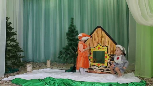 Сказка младшей группы Заюшкина избушка