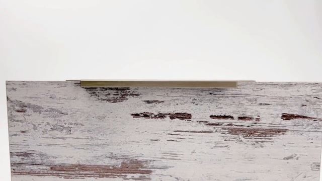 Торцевая накладная ручка для мебели. Цвет - сталь шлифованная.
