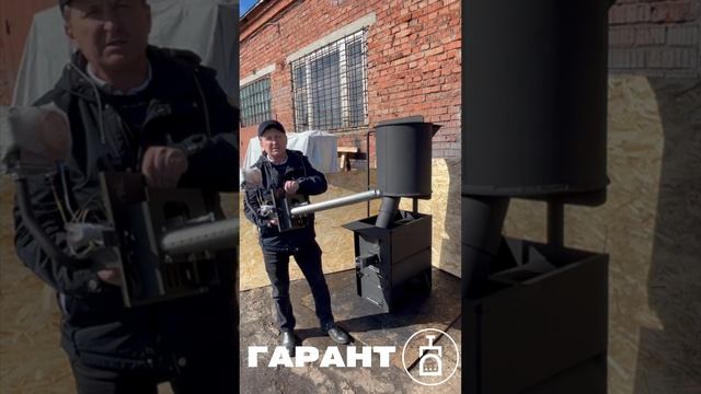 Банная печь с бойлером от фирмы ООО "ГАРАНТ"