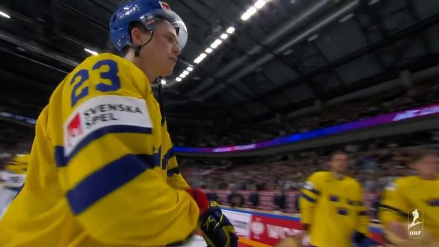 Последние секунды матча ЧМ 2023 Sweden vs. Latvia