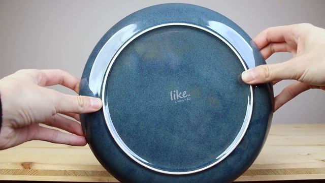 like. by Villeroy & Boch Crafted Denim Speiseteller blau/braun 🍽 | Hertie
