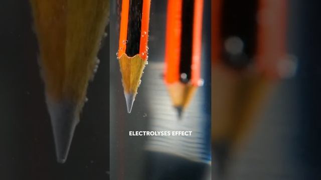 Scientific Electrolysis and static side effect #Experiment #shorts #Cool tricks