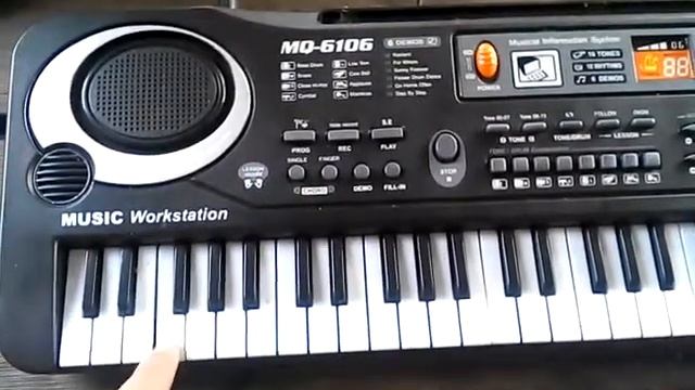 I played Take My Breath Away Chord on $10 Keyboard