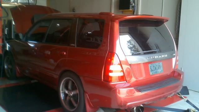 2004 Forester XT Dyno run 265whp 310ft lb