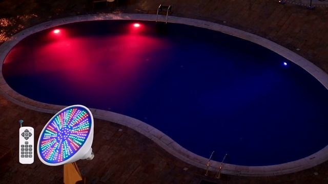 Mopzlink RGB Color Changing LED Pool Light120 Volt 40 Watt