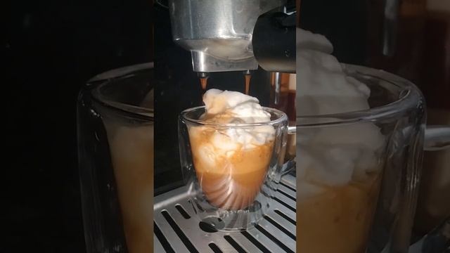 Espresso Over Whipped Cream