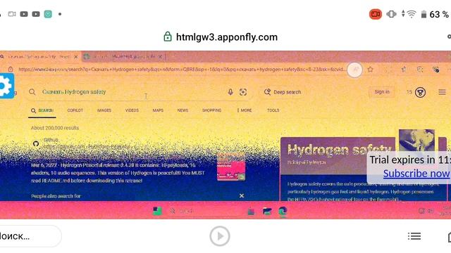 Запустил HYDROGEN virus.   Что случилось? читай описание!