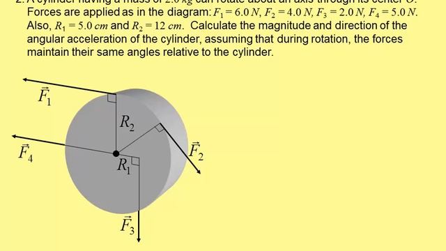 Newton's 2nd Law for Rotation Examples