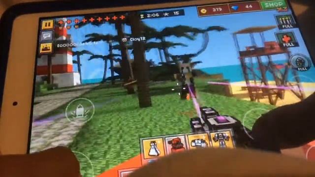 Pixel Gun 3D Weapon Gameplay Laser MiniGun