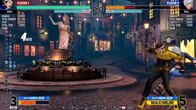 KOF XV: SHINGO  - Anti Throw Setups !