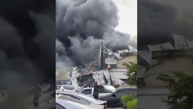 Сильный пожар в мексиканском штате Синалоа полностью уничтожил казино в центре города Кулиакан