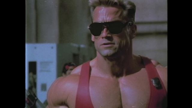 Duke Nukem as an 80's action B-Movie