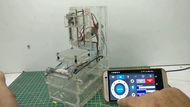 MicroVmc control by Mobil via bluetooth (adrino+grbl)