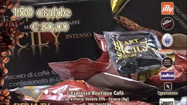 www.siciliatv.org - SPOT L'ESPRESSO BOUTIQUE CAFE' - VERS. MACCHINA CAFFE' DE LONGHI v.2