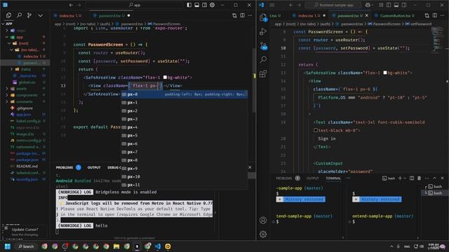 143 - Developing Loginpassword Screen