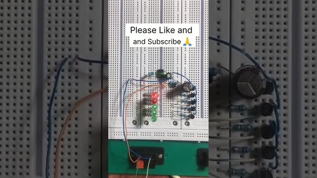 Diy Breathing Light Circuit With LM358 IC || #shorts #Breathing #circuit