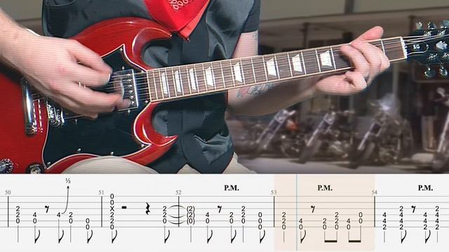 John Mellencamp - Hurts So Good - урок игры на электрогитаре с табами