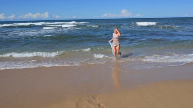 How to run around in a bikini on the beach