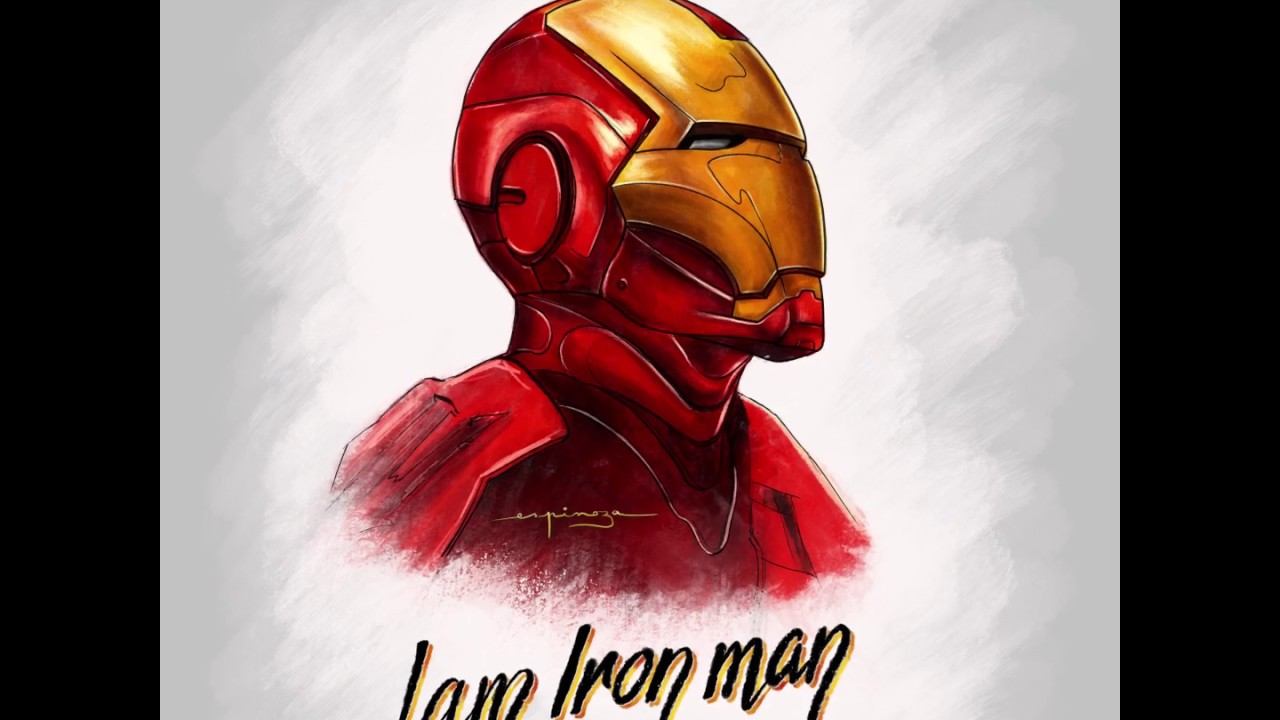 iPad pro - Procreate - SpeedPainting - Love you 3000 - Iron man